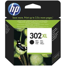 Resim HP 302XL Black Siyah Kartuş F6U68AE 