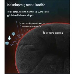 Resim Single Sword Uzun Parmaklı Dokunmatik Parmak Özellikli Pusula ve Termometreli Eldiven - Siyah Tam Parmak 