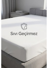 Resim Cennet Yatak Cottonsafe Tek Kişilik Sıvı Geçirmez Alez Full Kenar Lastikli Pamuk Yüzey Terletmez Beyaz 