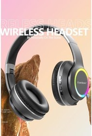 Resim Zipax B06 RGB Bluetooth Kulaklık, Honor Magic7 Lite 200 Pro ile Uyumlu, Siyah 