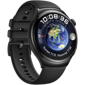 Resim Haino Teko RW32 Watch 4 Pro Curved Amoled Ekran Android İos HarmonyOs Uyumlu Akıllı Saat Siyah 