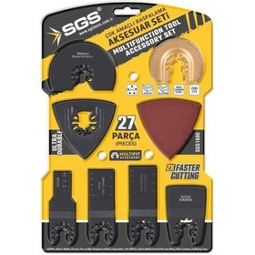 Resim Sgs 1880 Multı-tools Kesici Ve Raspalama Aksesuar Seti 27 Parça 