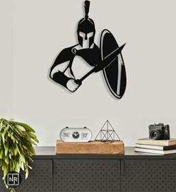 Resim NR Dizayn (83) Savaşçı Dekoratif Metal Duvar Tablosu 69 X 53 