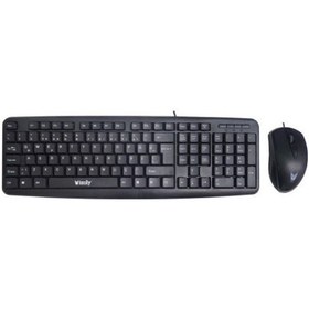 Resim İzoly D5100 Usb Kablolu Q Klavye Mouse Set 