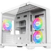 Resim Revenge Nova 3 Rgb Fanlı Temperli Cam Panel Boş M-Atx Gaming Oyuncu Bilgisayar Kasası 