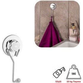 Resim Wenken Vidasız Ultra Güçlü Yapıştırma Lüks Krom Tekli Havlu Askılık Krom 