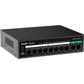 Resim Reyee Rg-es110fg-p 10 Portlu 10/100 Fast Ethernet Tak Çalıştır Switch 2 Gigabit Uplink 8 Port 