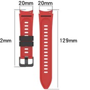 Resim Samsung Galaxy Uyumlu Watch5 Pro İçin 45mm / 5 44mm / 5 40mm İki Renkli Silikon Kayış Saat Bandı Pembe Beyaz 