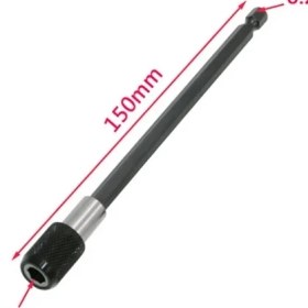 Resim Mingjin Shop 1 150MM Tarzı Ayarlanabilir Yaka Uzatma Çubuğu ile Yüksek Li Inç Hex Shank Hızlı Açılan Tornavida Bit Tutucu (Yurt Dışından) 
