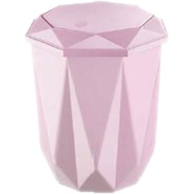 Resim Kaya Store Kristal Desen Lüx Banyo Çöp Kovası 5 l KSKDLBÇKL1 