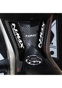 Resim GP Kompozit Yamaha NMAX 125-155 2015-2020 Uyumlu Tank Pad Siyah-Karbon 