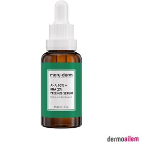 Resim Maruderm Aha %10 + Bha %2 Leke Karşıtı & Cilt Tonu Eşitleyici Peeling Maske Cilt Bakım Serumu 30 Ml 