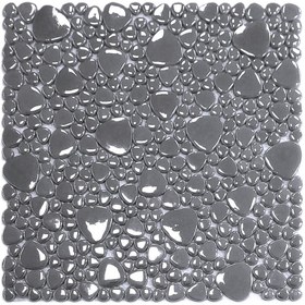 Resim MozaiKristaL Mutfak tezgah arası ve tüm yüzeyler için Gri Damla Cam Mozaik. ( 1 Kutu = 1 m2 Fiyatıdır ) 