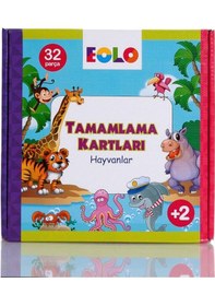 Resim Tamamlama Kartları Hayvanlar 