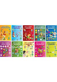 Resim Şirin ve Eğitici Okul Öncesi Eğitim Seti 10 Kitap 