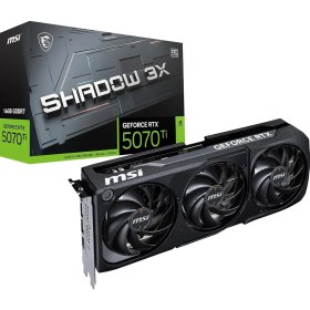 Resim Msı VGA Geforce Rtx 5070 Tı 16G Shadow 3x Oc RTX5070TI 16GB Gdrr7 256 B DX12 Pcıe 5.0 X16 (3xdp 1xhdmı) 