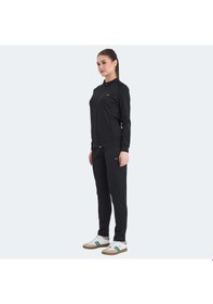 Resim Slazenger RONA Kadın Fermuarlı Dik Yaka Cepli Siyah Eşofman Takımı 