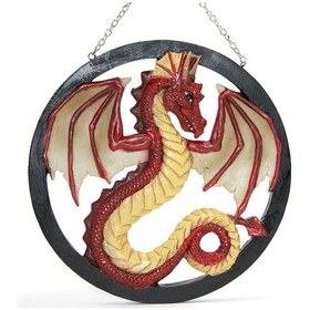Resim Duvara Asmalı Polyester Dragon Pano Çok Renkli 