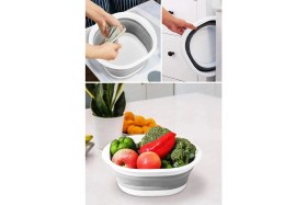 Resim Braventa Collection Deconox Akordiyonlu Katlanabilir Badya Leğen 5 Litre - Katlanabilir Yer Kaplamayan Badya ve Leğen 