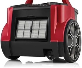 Resim Arzum AR4071 Clean Force Cyclone 890 W Filtreli Toz Torbasız Elektirikli Süpürge, 1.8L Toz Haznesi, Kırmızı 