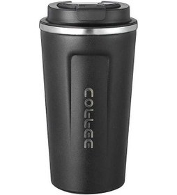 Resim Artfulabode Termos Taşınabilir Sızdırmaz, Mat Siyah Geeroyoo Dokunmatik Çelik Akıllı 510ml/380ml - Sa Siyah 