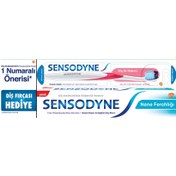 Resim Sensodyne Naneli Diş Macunu+Diş Fırçası 75 Ml 