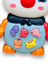 Resim Sesli Işıklı Müzikli Eğitici Penguen 