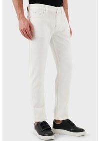 Resim Emporio Armani Erkek Kot Pantolon Em000668 Af12631 U0003 Beyaz Beyaz 