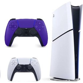 Resim Playstation 5 Slim Dijital +2. kol Dualsense Mor (İthalatçı Garantili ) 