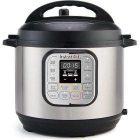 Resim Instant Pot Duo 7'si 1 Arada Akıllı Pişirici, 5.7 L Paslanmaz Çelik 