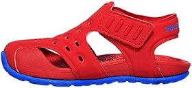 Resim Skechers Side Wave Büyük Erkek Çocuk Siyah Sandalet 