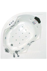 Resim Waterway Hollywood Jakuzi 140x140 H:55 Rest Hidromasaj Sistemli Küvet 