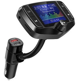 Resim Nulaxy Km29 Bluetooth Araba İçi Fm Transmitter Ses Adaptörü 