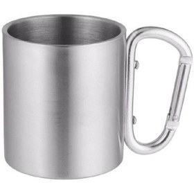 Resim Çift Katmanlı Kupa Karabinalı Çok Renkli 