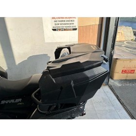 Resim 180 Litre Atv Arka Çanta Arka Bagaj Segway Yazılı Siyah 