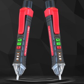 Resim Akıllı Voltaj Test Cihazı/Çift Aralık AC 12V-1000V/48V-1000V ile Temassız Gerilim Ölçer, Canlı/Nötr Teli Testere, Buzzer Alarm, Kablo Aksama Noktası Bulucu (Kırmızı), Çift Voltaj Test Cihazı,Elektrikçi için Elektriksel Test Cihazı,Ev için Elektrik Test Kalemi, Canlı Tel Tespiti,Devre Testi,El Cihazı,Dijital Ekran,Yüksek Hassasiyetli Alet,Dayanıklı İnşaat,Elektrik Teşhis Aracı,Kendin Yap Tutkunları,Bakım Profesyonelleri 