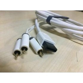 Resim TeknoKapsül Ekstra Kaliteli 2 Metre Wii Rca Kablo 3 Rca Lale 