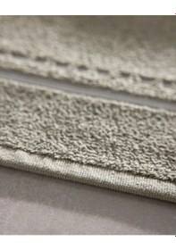 Resim Madame Coco Angeline Pamuklu Ayak Havlusu - Haki - 50x80 Cm - Natural Koleksiyon Hvlu0000000248 