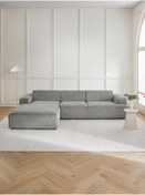 Resim S Home Design Concept Molly Fitilli Gri Köşe Koltuk Sol Köşe 