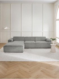 Resim S Home Design Concept Molly Fitilli Gri Köşe Koltuk Sol Köşe 