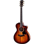Resim Taylor 222ce-K DLX Koa Deluxe Elektro Akustik Gitar (Shaded Edge Burst) 