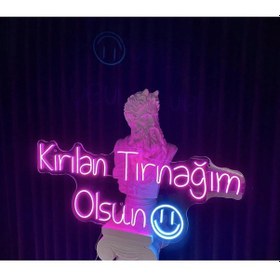 Resim Kırılan Tırnağım Olsun Neon Led Renkli 
