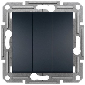 Resim Schneider Eph2100171 Asfora Antrasit Üçlü Anahtar 