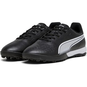 Resim Puma King Match Erkek Siyah Halı Saha Ayakkabısı 107260-01 Siyah 
