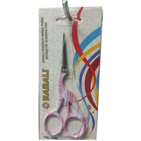 Resim Nakış Makası Kuğulu Dekoratif Makas Pembe YBL-046 Model 8 