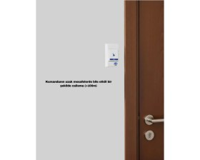 Resim Hsc Bilişim Kolay Kullanımlı Kablosuz Kapı Zili Şık ve Sade Tasarım 