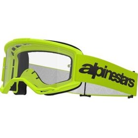 Resim GARAJJ Alpinestars Vision 3 Wordmark Goggle Kross Gözlüğü Sarı 