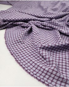 Resim Eflatun Bordo Renklerde Örme Kumaş 160x265cm-10717 Eflatun 