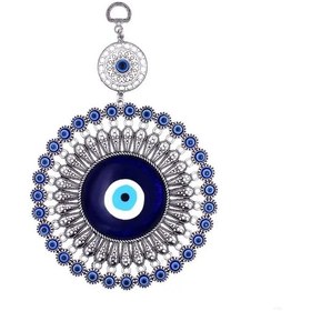 Resim Liangmei Türk Mavisi Kötü Göz Dekor Duvar Asılı Kolye Muska 