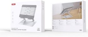 Resim XO Simple is Beauty Katlanabilir Laptop Standı C152, Çelik ve Alüminyum Yapı, 17,3 inç Maksimum Boyut, Ayarlanabilir Eğim Açısı, 268 x 225 x 2,0 mm Panel Boyutu, Hava Akışı Sağlayan Tasarım, Kaymaz Tabanlı | Gümüş 